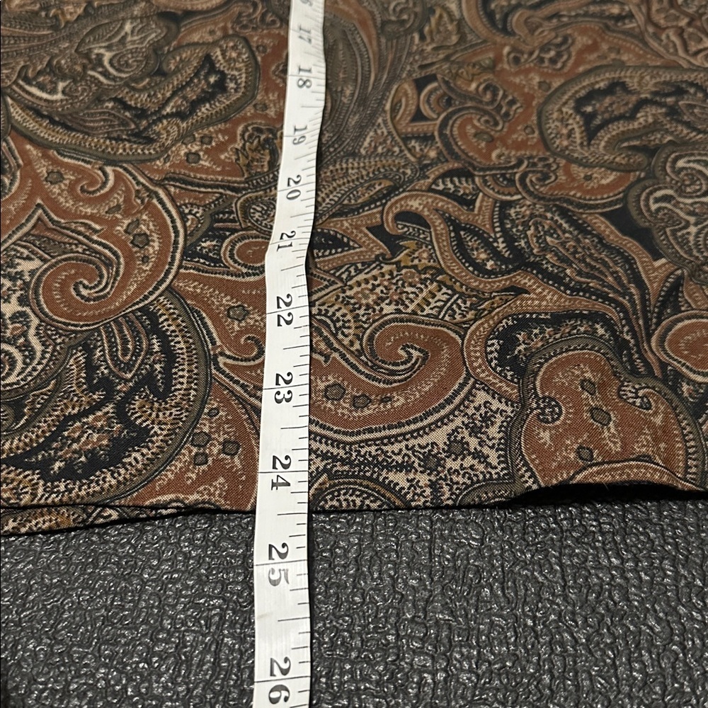 Blair A-Line Skirt in Brown and Black Paisley size large - Picture 6 of 6